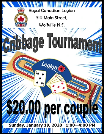 Poster for Crib Tournament