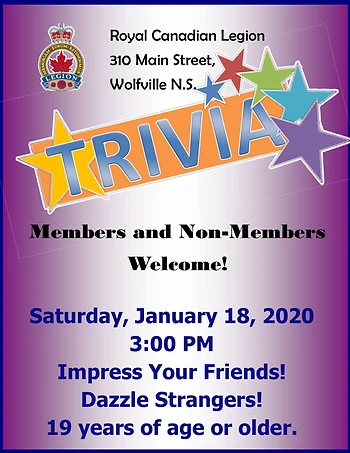 Poster for Trivia!