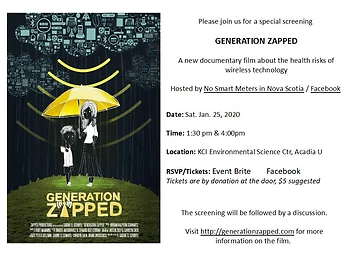 Poster for Generation Zapped Screening