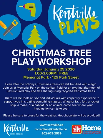 Poster for Christmas Tree Play Workshop