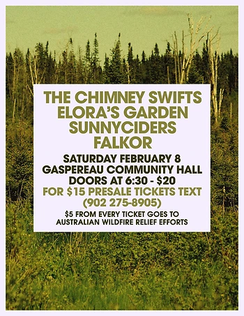 Poster for Four bands for Australia