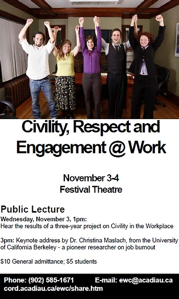 Poster for Civility In The Workplace