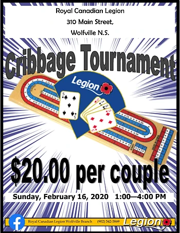 Poster for Crib Tournament