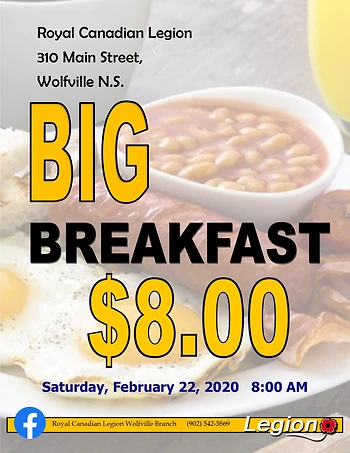Poster for Big Country Breakfast!