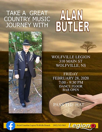 Poster for Country Music with Alan Butler