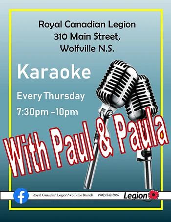 Poster for Karaoke with Paul and Paula