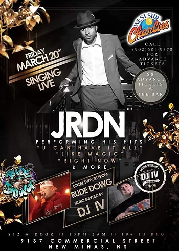 Poster for JRDN with DJ IV