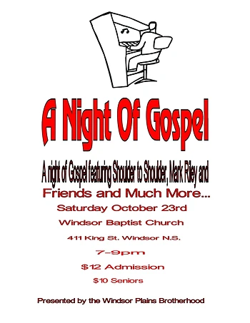 Poster for A Night Of Gospel