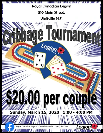 Poster for Crib Tournament