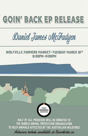 Poster for Daniel McFadyen: Goin' Back EP Release