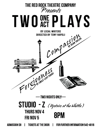 Poster for Two One Act Plays