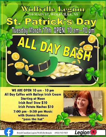 Poster for St. Patrick's Day All Day Bash