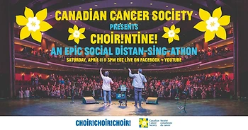 Poster for Daffodil Campaign Singathon