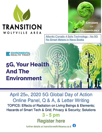 Poster for 5G, Your Health & The Environment