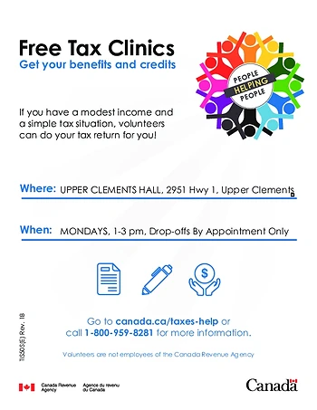 Poster for Dropoff Tax Clinic