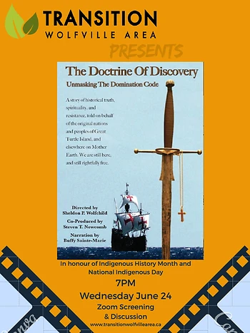 Poster for Doctrine of Discovery Unmasking the Domination Code