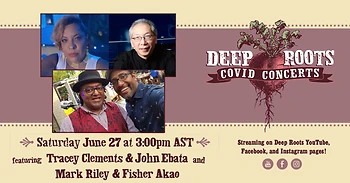 Poster for Deep Roots COVID Concert