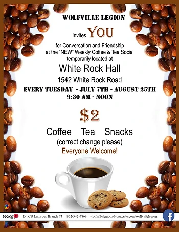 Poster for Coffee & Tea Social