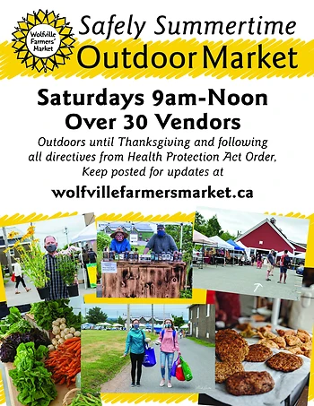 Poster for Safe Summertime Outdoor Market