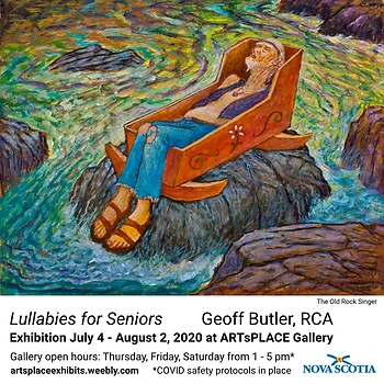 Poster for Lullabies for Seniors // Geoff Butler