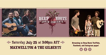 Poster for Deep Roots COVID Virtual Concert