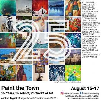 Poster for Paint the Town Annapolis Royal 25