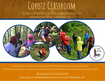 Poster for Coyote Classroom Nature Program