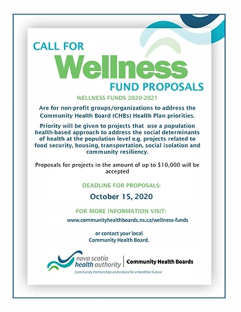 Poster for Wellness Fund Information Session