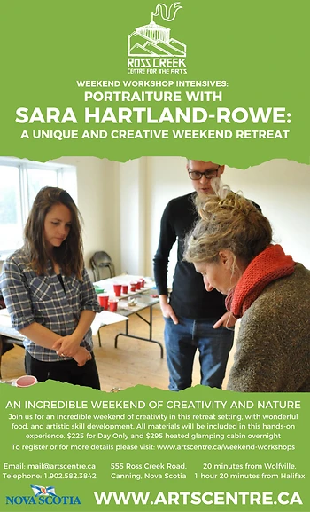 Poster for Portraiture with Sara Hartland-Rowe