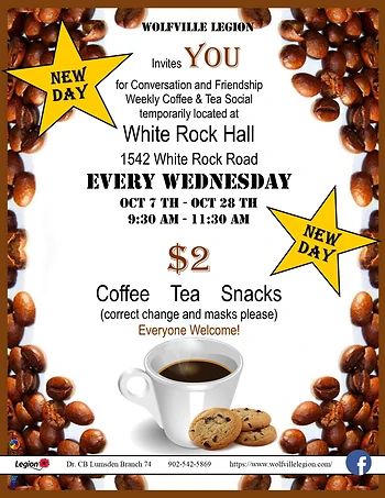 Poster for Coffee & Tea Social
