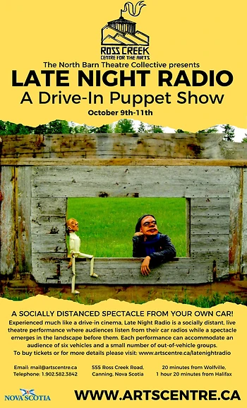 Poster for Late Night Radio: A Drive-In Puppet Show