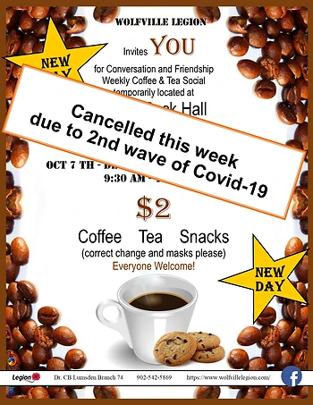 Poster for Coffee & Tea Social