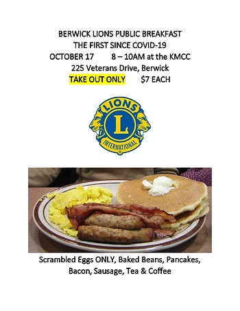 Poster for Community Breakfast