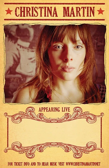 Poster for Christina Martin
