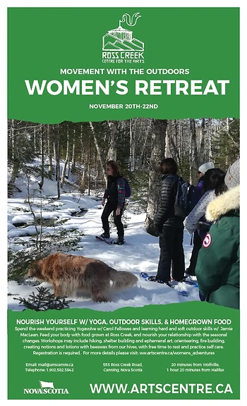 Poster for Movement with the Outdoors: Women's Retreat