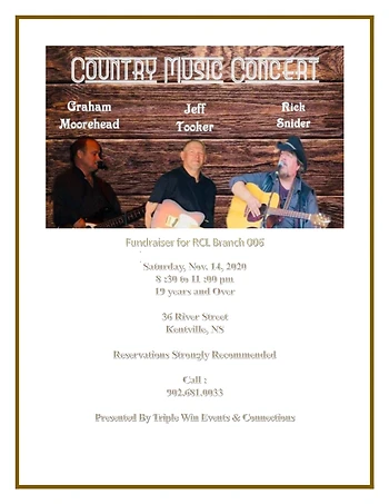 Poster for Country Music Concert