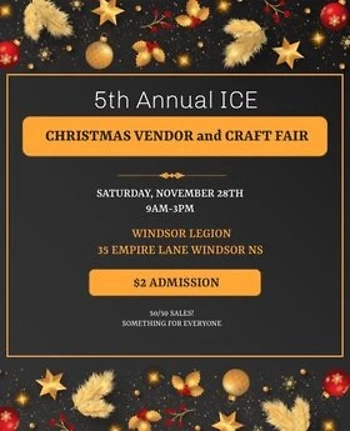 Poster for Holiday Craft and Vendor Fair