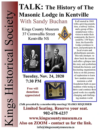 Poster for The History of The Masonic Lodge