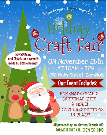 Poster for Holiday Craft Fair