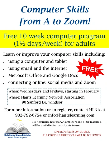 Poster for Computer Skills from A to Zoom