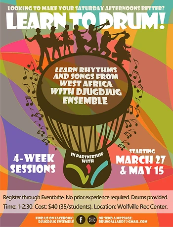 Poster for Learn to Drum!