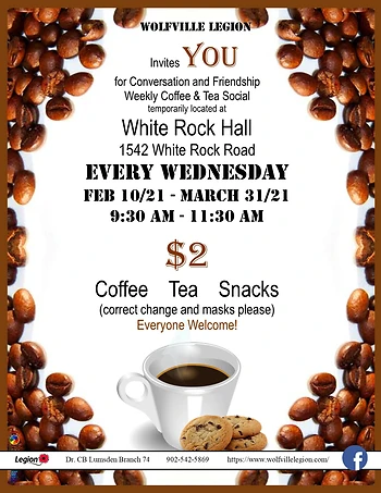 Poster for Coffee & Tea Social