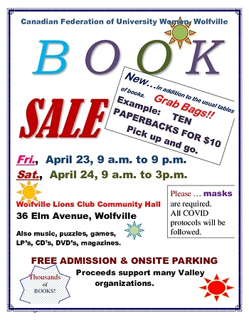 Poster for Book Sale