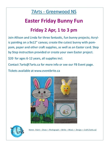 Poster for Bunny Fun Crafts & Painting