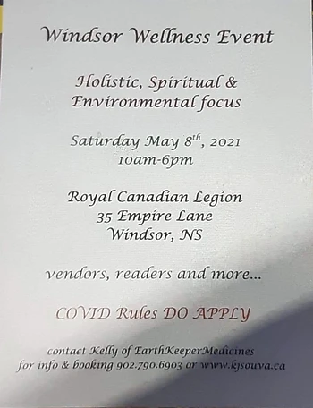 Poster for Windsor Wellness event