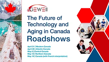 Poster for The Future of Technology and Aging in Canada Roadshows