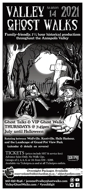 Poster for Kentville Ghost Talk