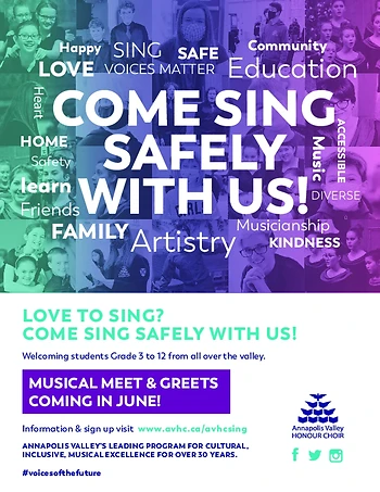 Poster for Come Sing With Us! Musical Meet & Greet!