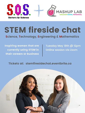 Poster for STEM Fireside Chat