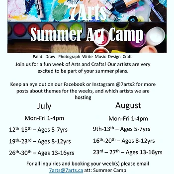 Poster for Art Camp